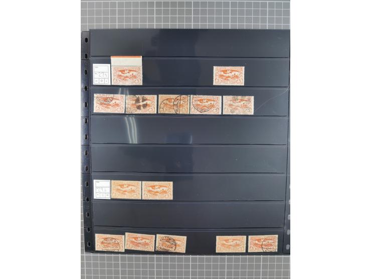 1920/22, interessante, meist postfrische und gestempelte Sammlung inkl. Dienstmarken mit besseren Marken, Farben, Plattenfehl