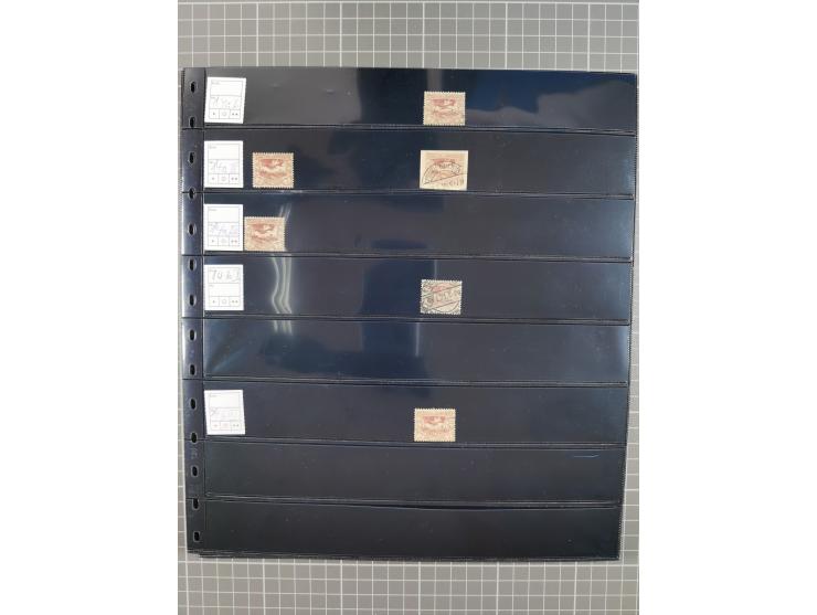 1920/22, interessante, meist postfrische und gestempelte Sammlung inkl. Dienstmarken mit besseren Marken, Farben, Plattenfehl