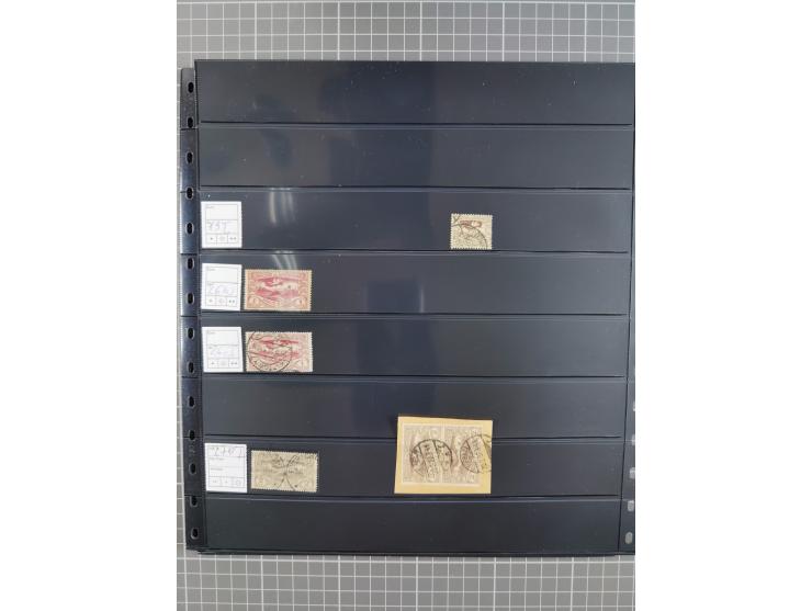 1920/22, interessante, meist postfrische und gestempelte Sammlung inkl. Dienstmarken mit besseren Marken, Farben, Plattenfehl