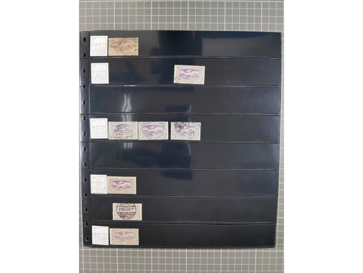 1920/22, interessante, meist postfrische und gestempelte Sammlung inkl. Dienstmarken mit besseren Marken, Farben, Plattenfehl