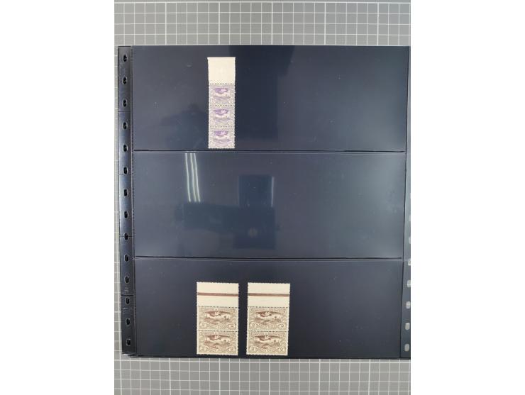 1920/22, interessante, meist postfrische und gestempelte Sammlung inkl. Dienstmarken mit besseren Marken, Farben, Plattenfehl