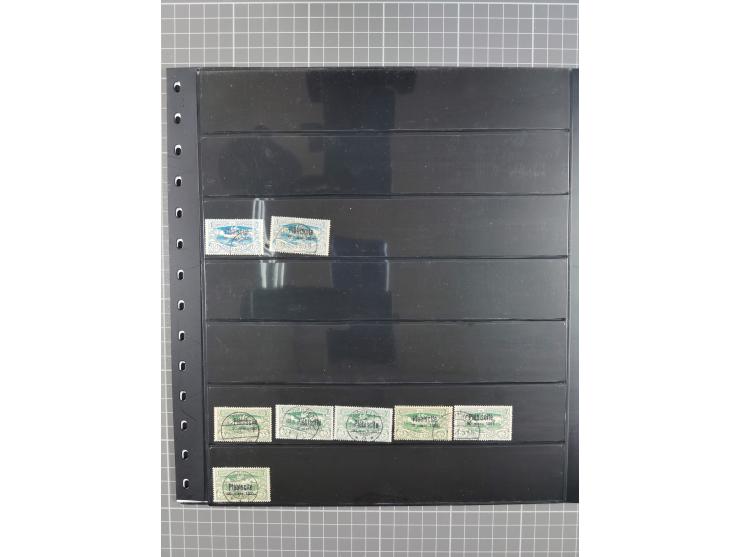 1920/22, interessante, meist postfrische und gestempelte Sammlung inkl. Dienstmarken mit besseren Marken, Farben, Plattenfehl