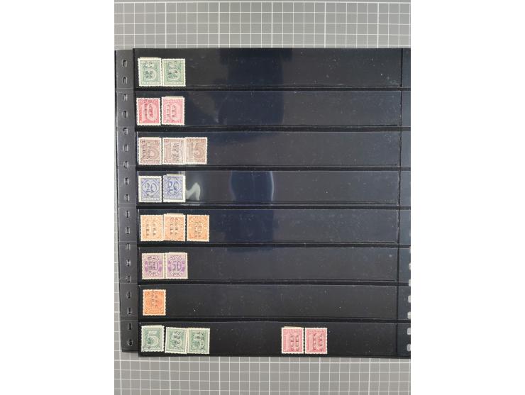 1920/22, interessante, meist postfrische und gestempelte Sammlung inkl. Dienstmarken mit besseren Marken, Farben, Plattenfehl