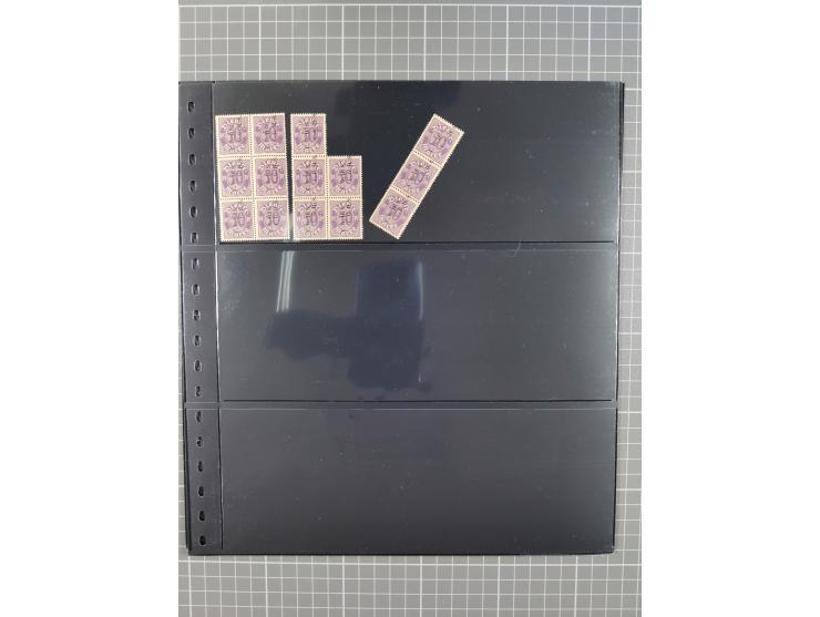 1920/22, interessante, meist postfrische und gestempelte Sammlung inkl. Dienstmarken mit besseren Marken, Farben, Plattenfehl