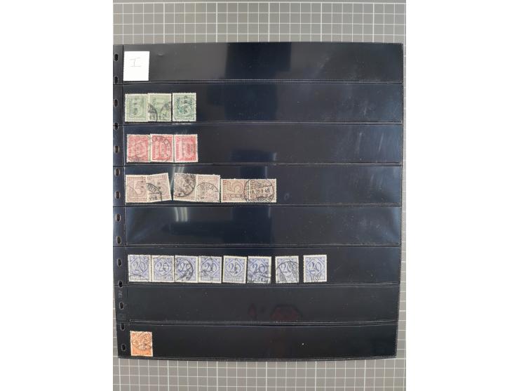 1920/22, interessante, meist postfrische und gestempelte Sammlung inkl. Dienstmarken mit besseren Marken, Farben, Plattenfehl