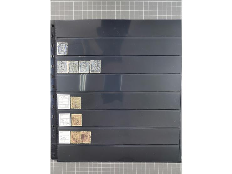 1920/22, interessante, meist postfrische und gestempelte Sammlung inkl. Dienstmarken mit besseren Marken, Farben, Plattenfehl