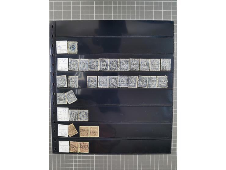 1920/22, interessante, meist postfrische und gestempelte Sammlung inkl. Dienstmarken mit besseren Marken, Farben, Plattenfehl