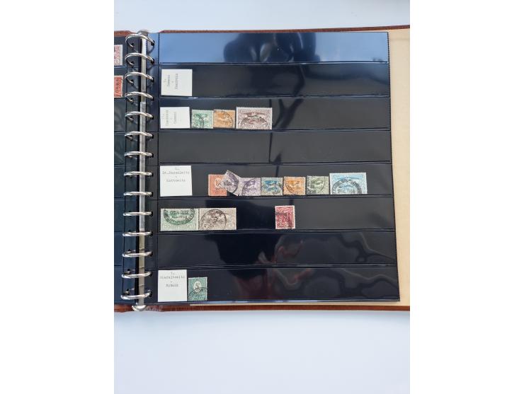 1920/22, interessante Stempel-Sammlung auf hunderten losen Marken und Briefstücken, sauber von Alberun bis Zyrowa sortiert, d