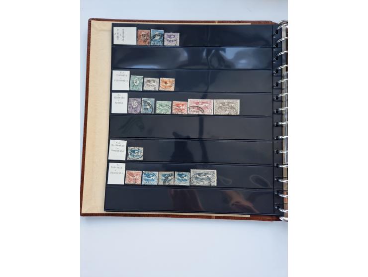 1920/22, interessante Stempel-Sammlung auf hunderten losen Marken und Briefstücken, sauber von Alberun bis Zyrowa sortiert, d