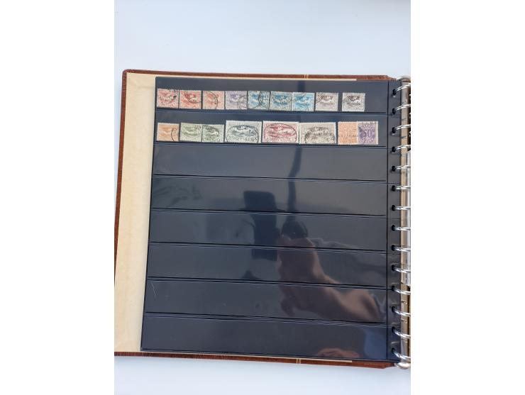 1920/22, interessante Stempel-Sammlung auf hunderten losen Marken und Briefstücken, sauber von Alberun bis Zyrowa sortiert, d