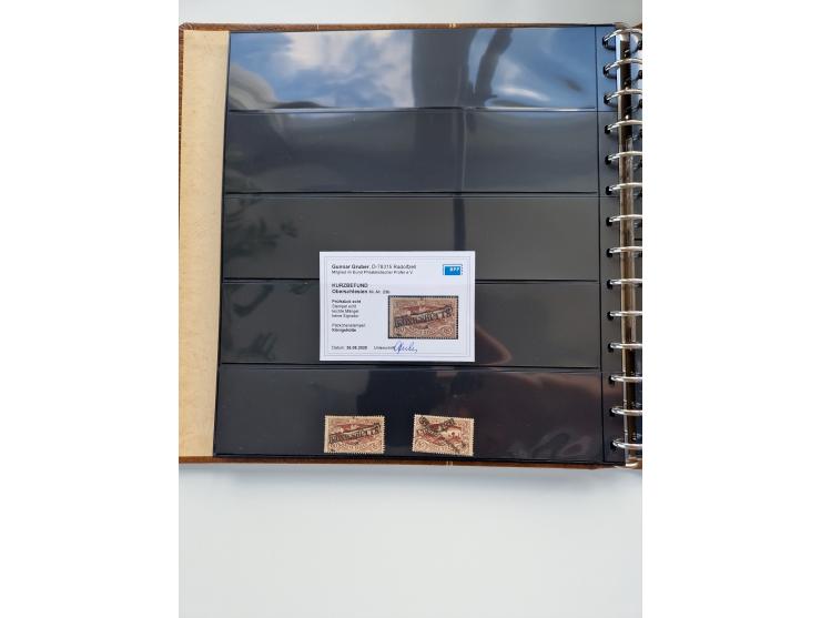 1920/22, interessante Stempel-Sammlung auf hunderten losen Marken und Briefstücken, sauber von Alberun bis Zyrowa sortiert, d