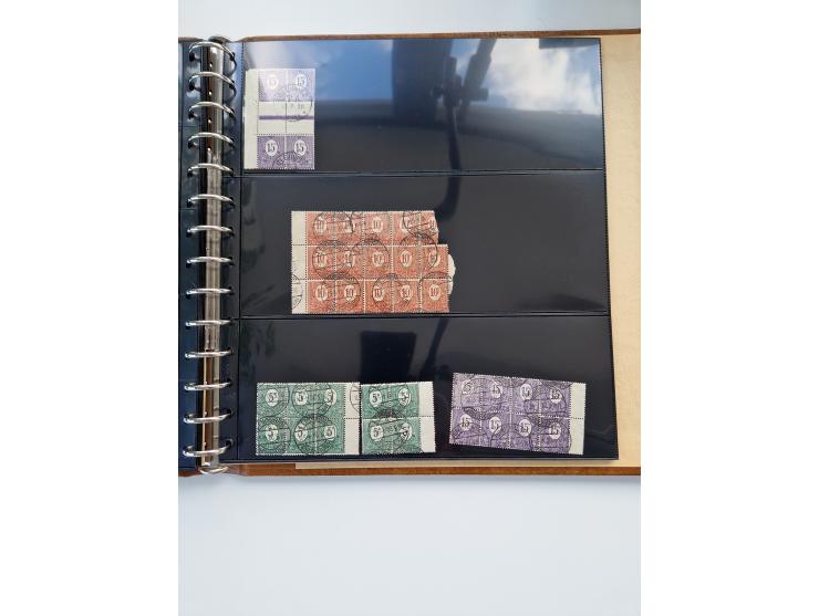 1920/22, interessante Stempel-Sammlung auf hunderten losen Marken und Briefstücken, sauber von Alberun bis Zyrowa sortiert, d