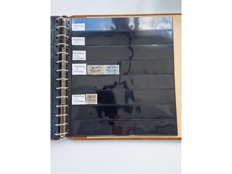 1920/22, interessante Stempel-Sammlung auf hunderten losen Marken und Briefstücken, sauber von Alberun bis Zyrowa sortiert, d