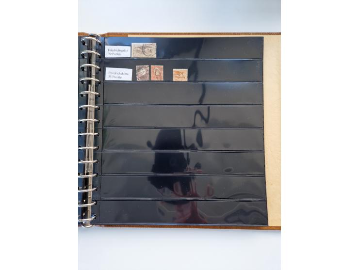 1920/22, interessante Stempel-Sammlung auf hunderten losen Marken und Briefstücken, sauber von Alberun bis Zyrowa sortiert, d