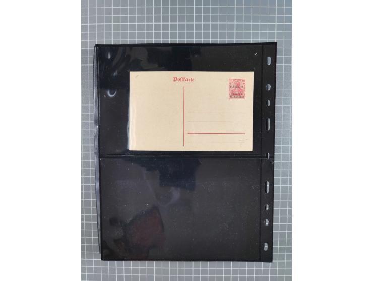 1860/1945, Stempel-Sammlung ab Preußen (frankierter Brief mit Nummer “16”) mit Schwerpunkt 1920, dabei u.a. Feldpost, Mitläuf