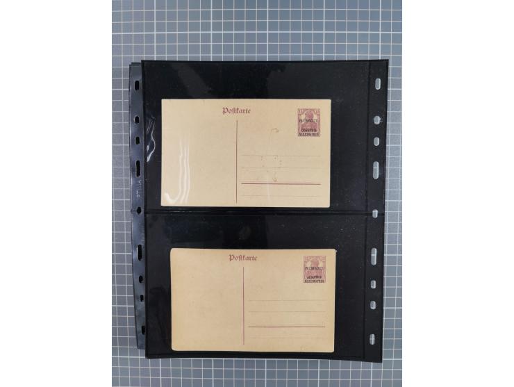 1860/1945, Stempel-Sammlung ab Preußen (frankierter Brief mit Nummer “16”) mit Schwerpunkt 1920, dabei u.a. Feldpost, Mitläuf