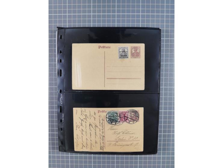 1860/1945, Stempel-Sammlung ab Preußen (frankierter Brief mit Nummer “16”) mit Schwerpunkt 1920, dabei u.a. Feldpost, Mitläuf