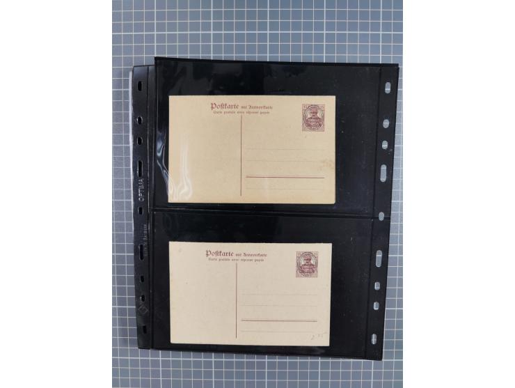 1860/1945, Stempel-Sammlung ab Preußen (frankierter Brief mit Nummer “16”) mit Schwerpunkt 1920, dabei u.a. Feldpost, Mitläuf