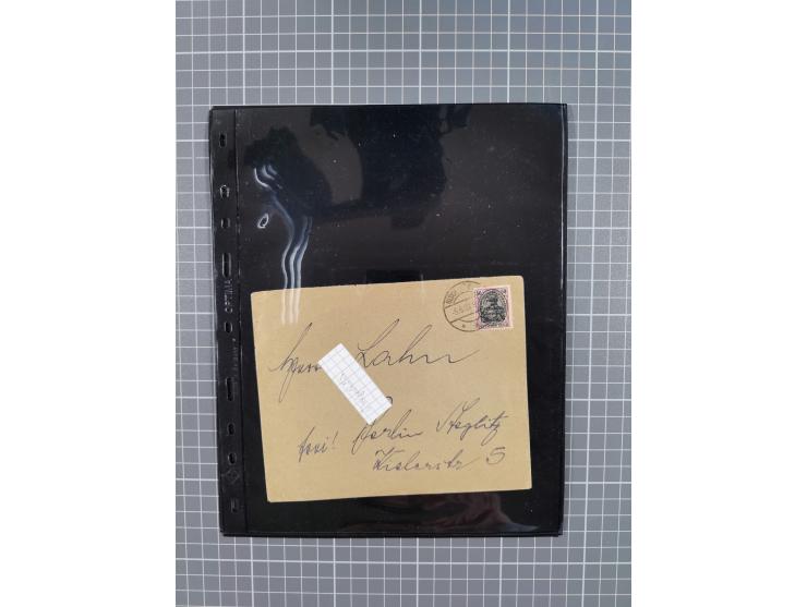 1860/1945, Stempel-Sammlung ab Preußen (frankierter Brief mit Nummer “16”) mit Schwerpunkt 1920, dabei u.a. Feldpost, Mitläuf