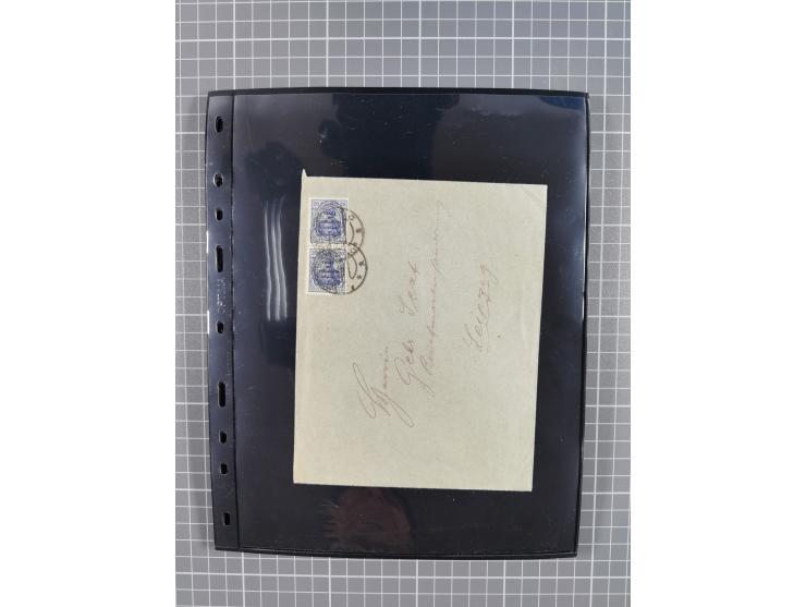 1860/1945, Stempel-Sammlung ab Preußen (frankierter Brief mit Nummer “16”) mit Schwerpunkt 1920, dabei u.a. Feldpost, Mitläuf