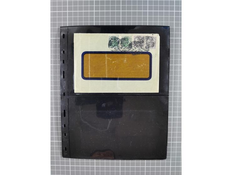 1860/1945, Stempel-Sammlung ab Preußen (frankierter Brief mit Nummer “16”) mit Schwerpunkt 1920, dabei u.a. Feldpost, Mitläuf