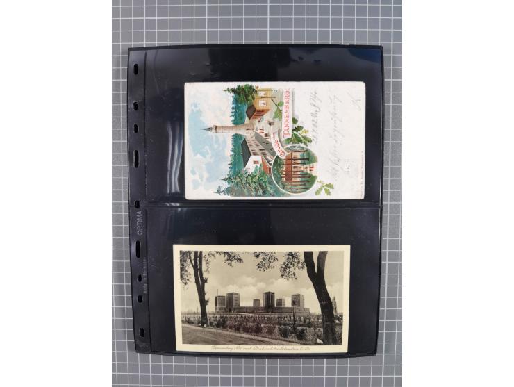 1860/1945, Stempel-Sammlung ab Preußen (frankierter Brief mit Nummer “16”) mit Schwerpunkt 1920, dabei u.a. Feldpost, Mitläuf