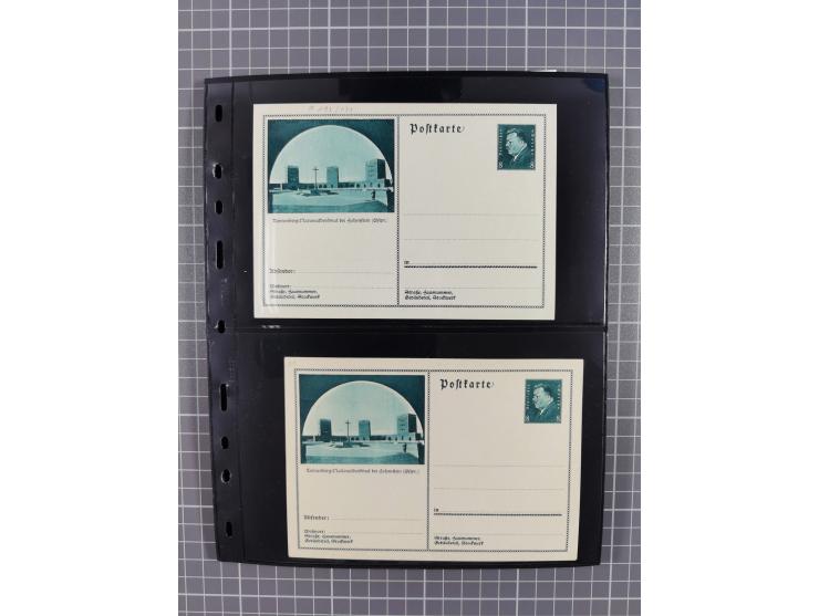 1860/1945, Stempel-Sammlung ab Preußen (frankierter Brief mit Nummer “16”) mit Schwerpunkt 1920, dabei u.a. Feldpost, Mitläuf