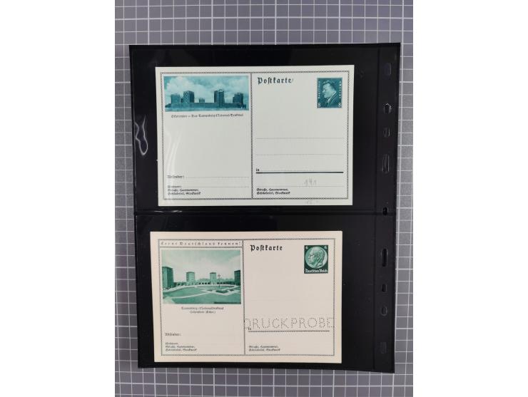 1860/1945, Stempel-Sammlung ab Preußen (frankierter Brief mit Nummer “16”) mit Schwerpunkt 1920, dabei u.a. Feldpost, Mitläuf