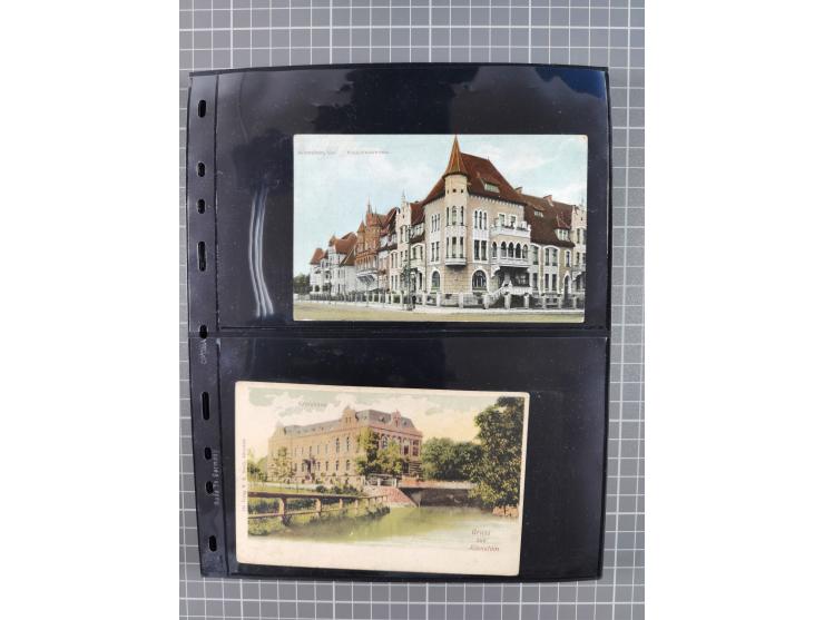 1860/1945, Stempel-Sammlung ab Preußen (frankierter Brief mit Nummer “16”) mit Schwerpunkt 1920, dabei u.a. Feldpost, Mitläuf