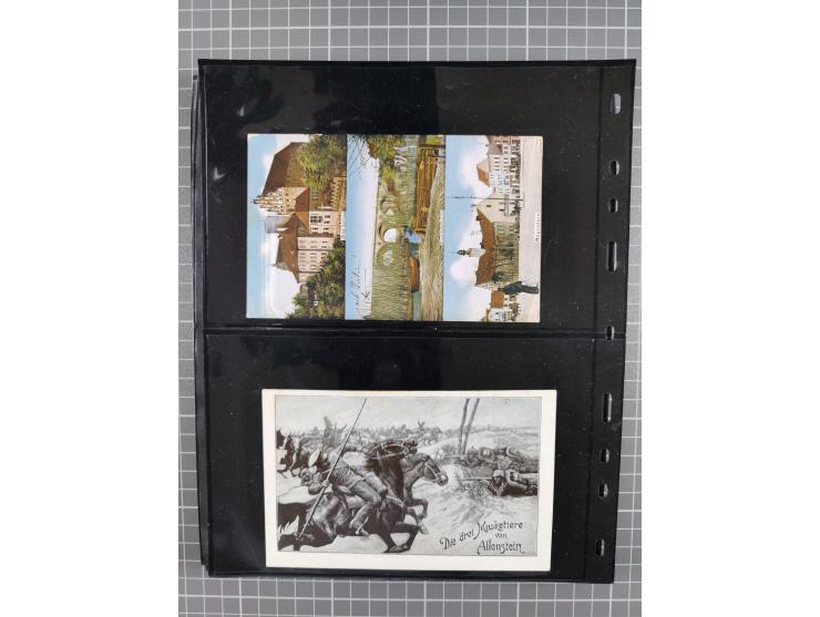 1860/1945, Stempel-Sammlung ab Preußen (frankierter Brief mit Nummer “16”) mit Schwerpunkt 1920, dabei u.a. Feldpost, Mitläuf