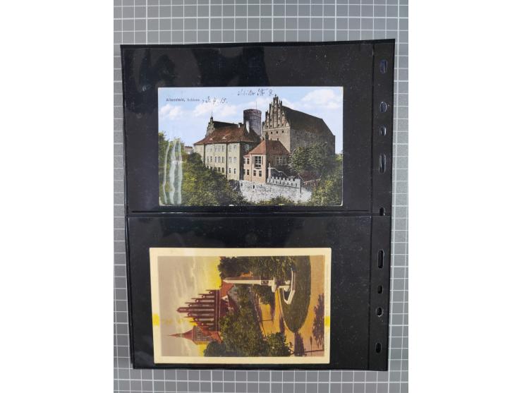 1860/1945, Stempel-Sammlung ab Preußen (frankierter Brief mit Nummer “16”) mit Schwerpunkt 1920, dabei u.a. Feldpost, Mitläuf