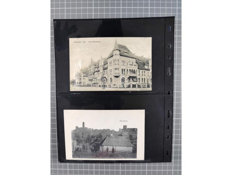 1860/1945, Stempel-Sammlung ab Preußen (frankierter Brief mit Nummer “16”) mit Schwerpunkt 1920, dabei u.a. Feldpost, Mitläuf