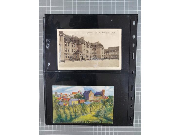 1860/1945, Stempel-Sammlung ab Preußen (frankierter Brief mit Nummer “16”) mit Schwerpunkt 1920, dabei u.a. Feldpost, Mitläuf