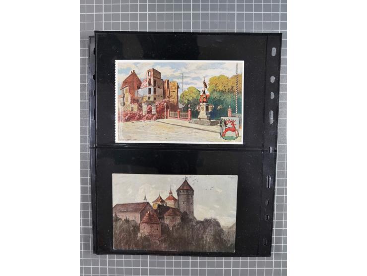 1860/1945, Stempel-Sammlung ab Preußen (frankierter Brief mit Nummer “16”) mit Schwerpunkt 1920, dabei u.a. Feldpost, Mitläuf