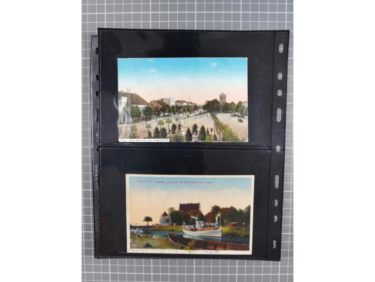 1860/1945, Stempel-Sammlung ab Preußen (frankierter Brief mit Nummer “16”) mit Schwerpunkt 1920, dabei u.a. Feldpost, Mitläuf