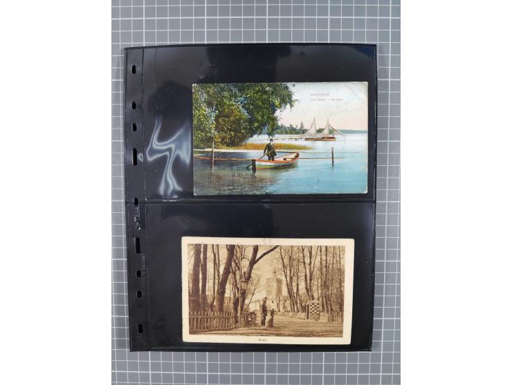 1860/1945, Stempel-Sammlung ab Preußen (frankierter Brief mit Nummer “16”) mit Schwerpunkt 1920, dabei u.a. Feldpost, Mitläuf