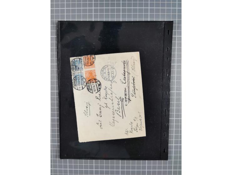 1860/1945, Stempel-Sammlung ab Preußen (frankierter Brief mit Nummer “16”) mit Schwerpunkt 1920, dabei u.a. Feldpost, Mitläuf