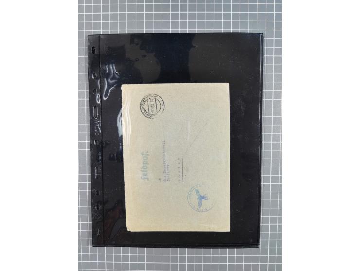 1860/1945, Stempel-Sammlung ab Preußen (frankierter Brief mit Nummer “16”) mit Schwerpunkt 1920, dabei u.a. Feldpost, Mitläuf