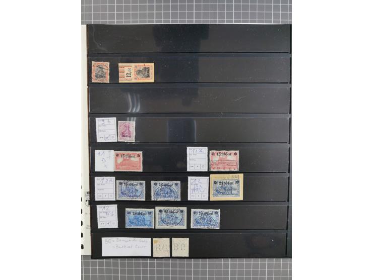 1914/18, meist ungebraucht/postfrische und zusätzlich gestempelte Sammlung mit besseren und kpl. Ausgaben, Farben, Zähnungen 