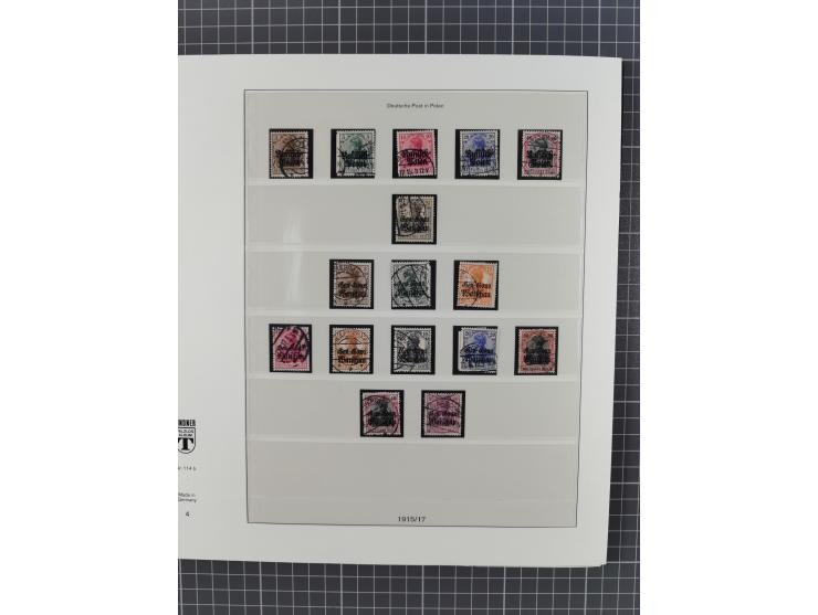 1914/18, meist ungebraucht/postfrische und zusätzlich gestempelte Sammlung mit besseren und kpl. Ausgaben, Farben, Zähnungen 