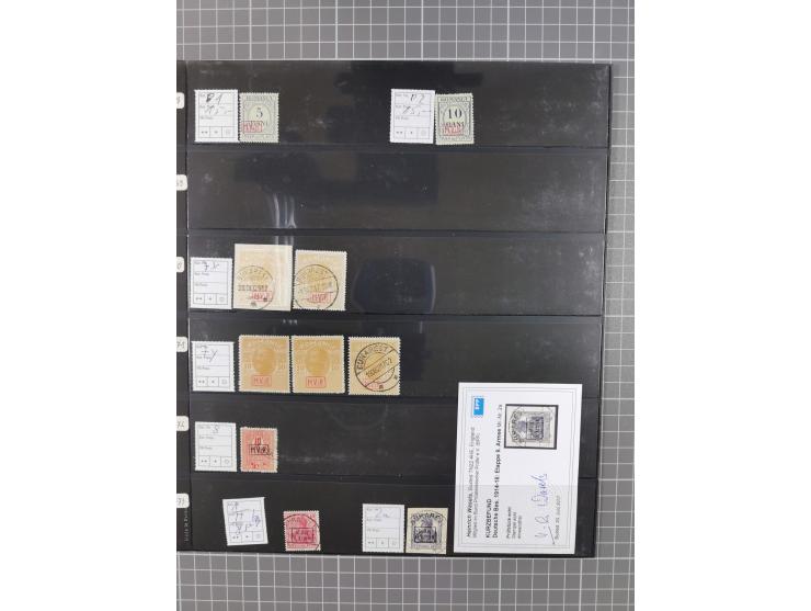 1914/18, meist ungebraucht/postfrische und zusätzlich gestempelte Sammlung mit besseren und kpl. Ausgaben, Farben, Zähnungen 