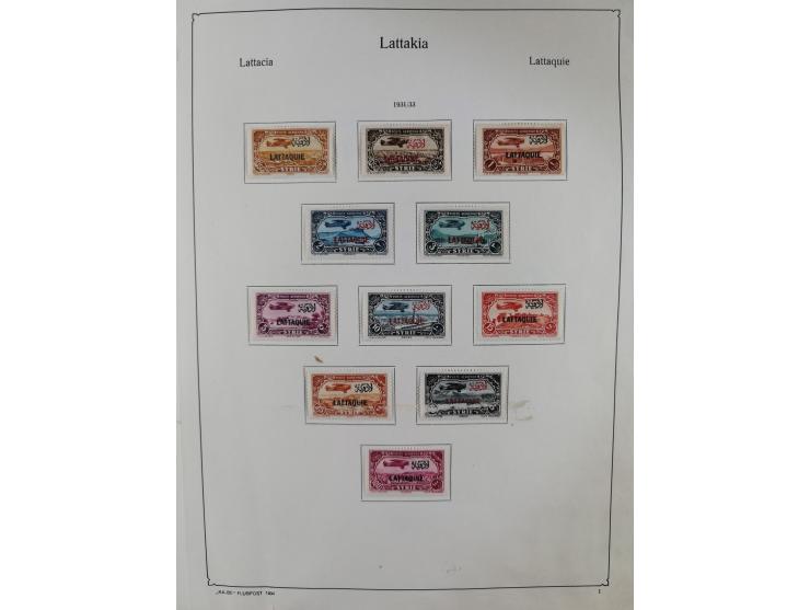 1930/36, unused/unmounted mint collection ‘Zeppelin’ stamps with i.a. Aegean Islands Mi.-No. 115-20, Bolivia Mi.-No. 185-92, 