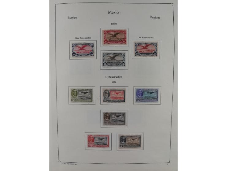 1930/36, unused/unmounted mint collection ‘Zeppelin’ stamps with i.a. Aegean Islands Mi.-No. 115-20, Bolivia Mi.-No. 185-92, 