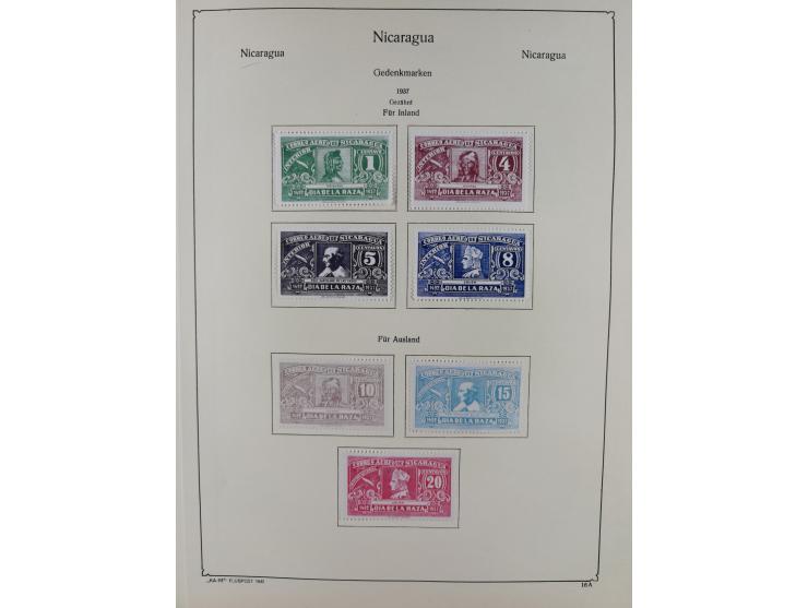 1930/36, unused/unmounted mint collection ‘Zeppelin’ stamps with i.a. Aegean Islands Mi.-No. 115-20, Bolivia Mi.-No. 185-92, 