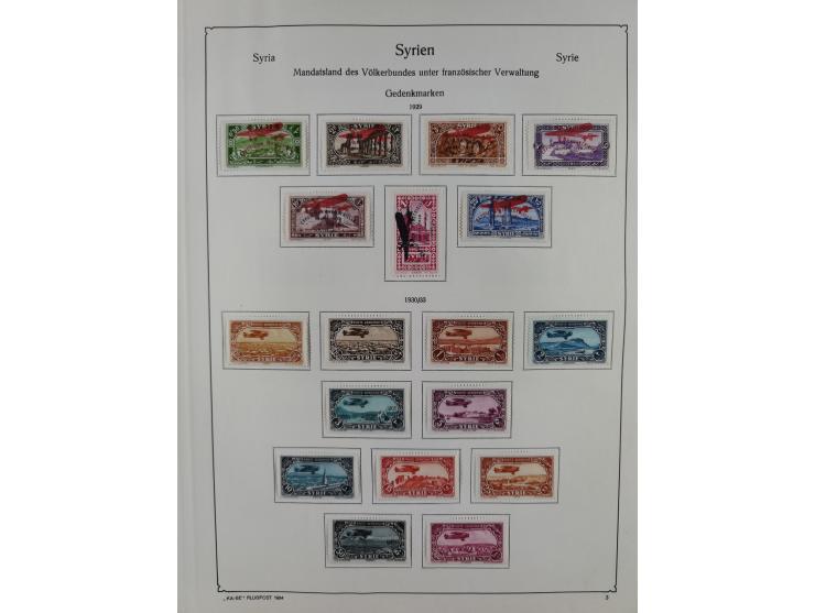 1930/36, unused/unmounted mint collection ‘Zeppelin’ stamps with i.a. Aegean Islands Mi.-No. 115-20, Bolivia Mi.-No. 185-92, 