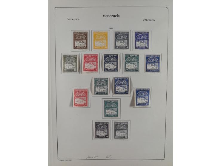 1930/36, unused/unmounted mint collection ‘Zeppelin’ stamps with i.a. Aegean Islands Mi.-No. 115-20, Bolivia Mi.-No. 185-92, 