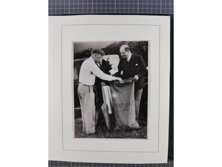 1933/35, umfangreiche Sammlung “Gerhard Zucker - Raketenpost” mit vielen Vignetten inkl. Kleinbogen, Abarten, Proben und Beso