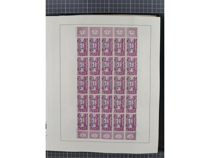 1933/35, umfangreiche Sammlung “Gerhard Zucker - Raketenpost” mit vielen Vignetten inkl. Kleinbogen, Abarten, Proben und Beso