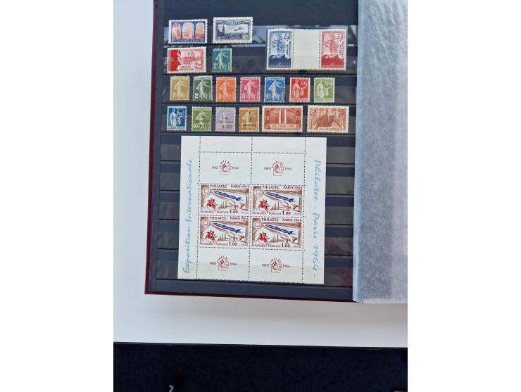 1849/1999 (ca.), mint never hinged/unused and used collection, incl. Postage Dues and French Colonies, some duplicates and a 