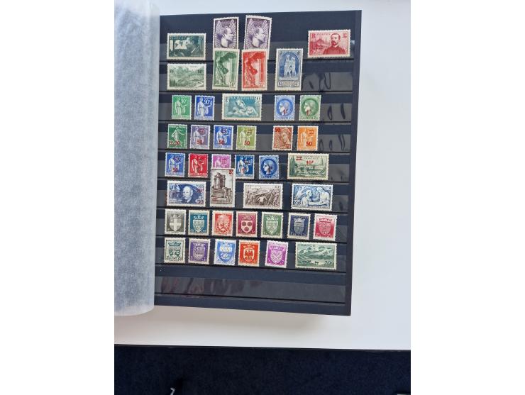 1849/1999 (ca.), mint never hinged/unused and used collection, incl. Postage Dues and French Colonies, some duplicates and a 